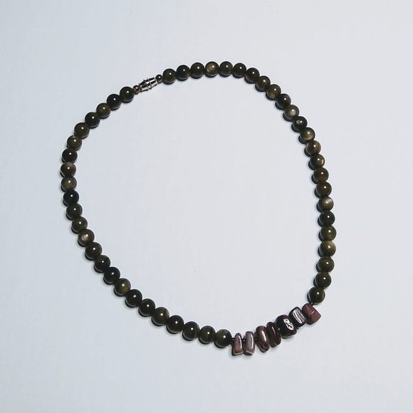 Agate and Amethyst Necklace - Picture 4 of 6